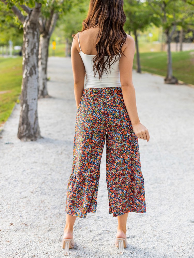 Floral Callen Flare Pants