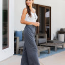 Large Charcoal Wide Leg Shayne Pants