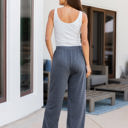 Medium Charcoal Wide Leg Shayne Pants