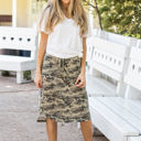 Large Green Camo Weekend Skirt