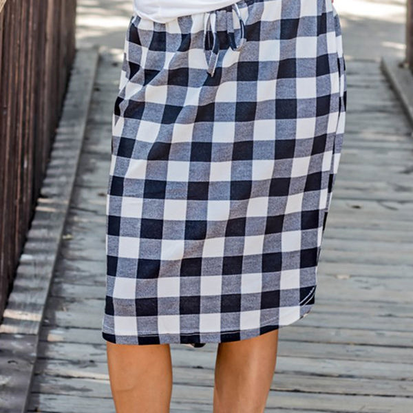 Buffalo Plaid Weekend Skirt