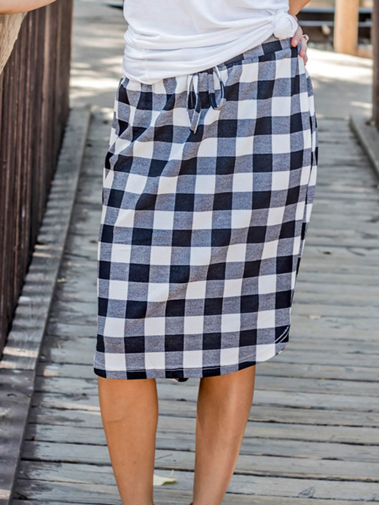 Buffalo Plaid Weekend Skirt