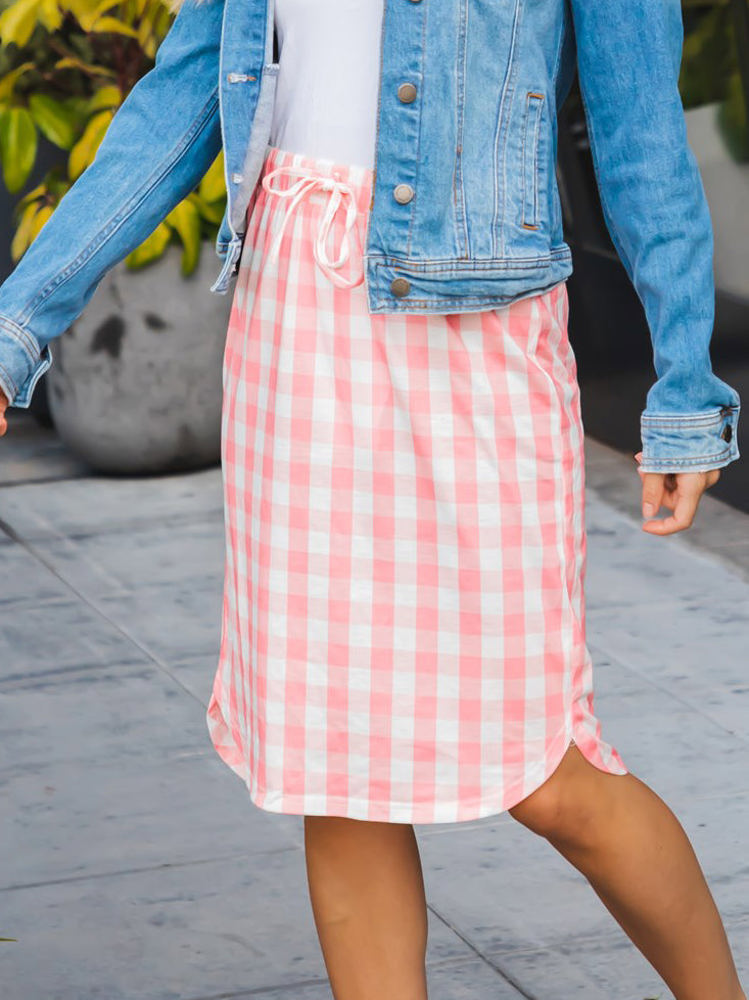 Gingham Weekend Skirt