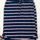 Large Navy Double Stripe Elena Weekend Skirt