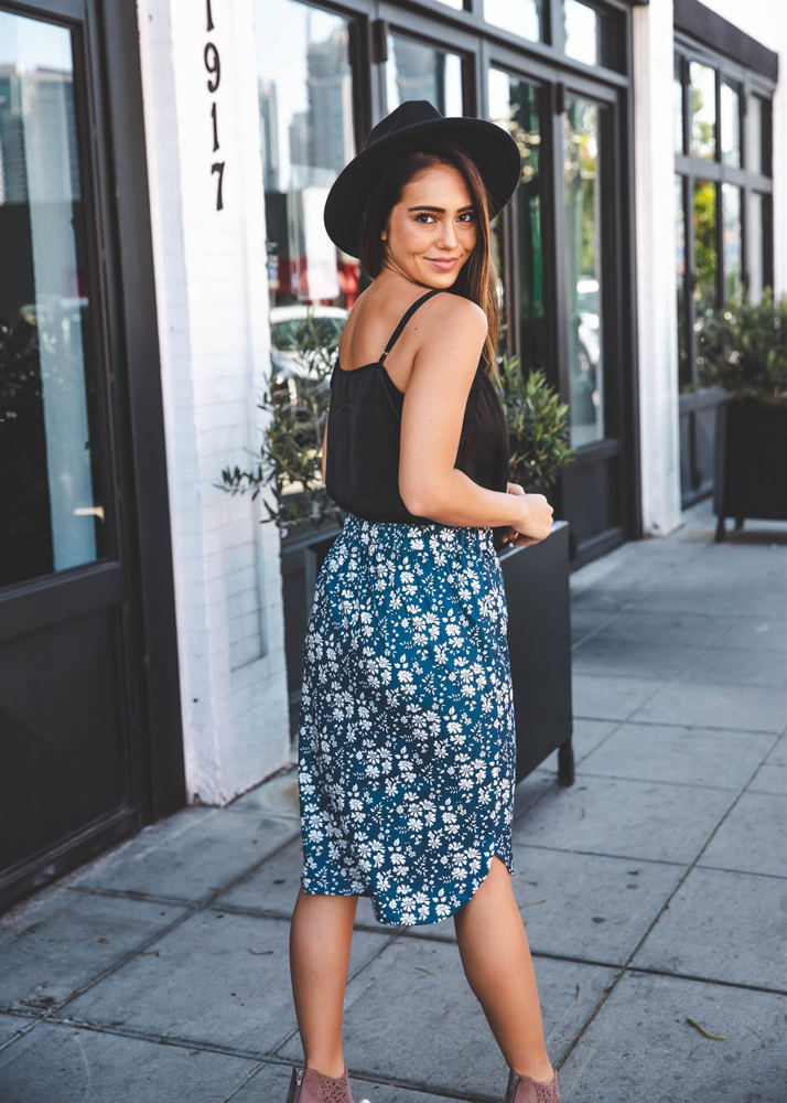 Dainty Floral Fiona Weekend Skirt