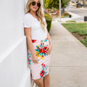 XL Pink Large Floral & Stripe Jordan Weekend Skirt