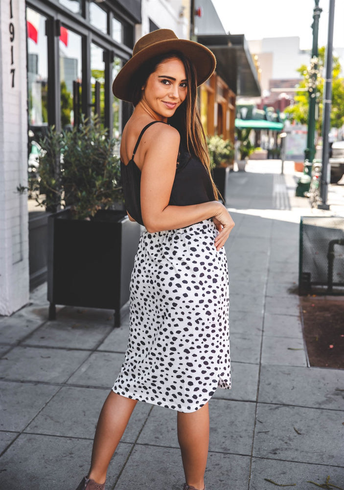 Polka Dot Iris Weekend Skirt