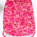 XL Floral Pink Abstract Patterned Delaney Weekend Skirt