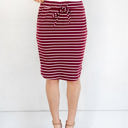 Medium Dark Red Stripe Sofie Weekend Skirt