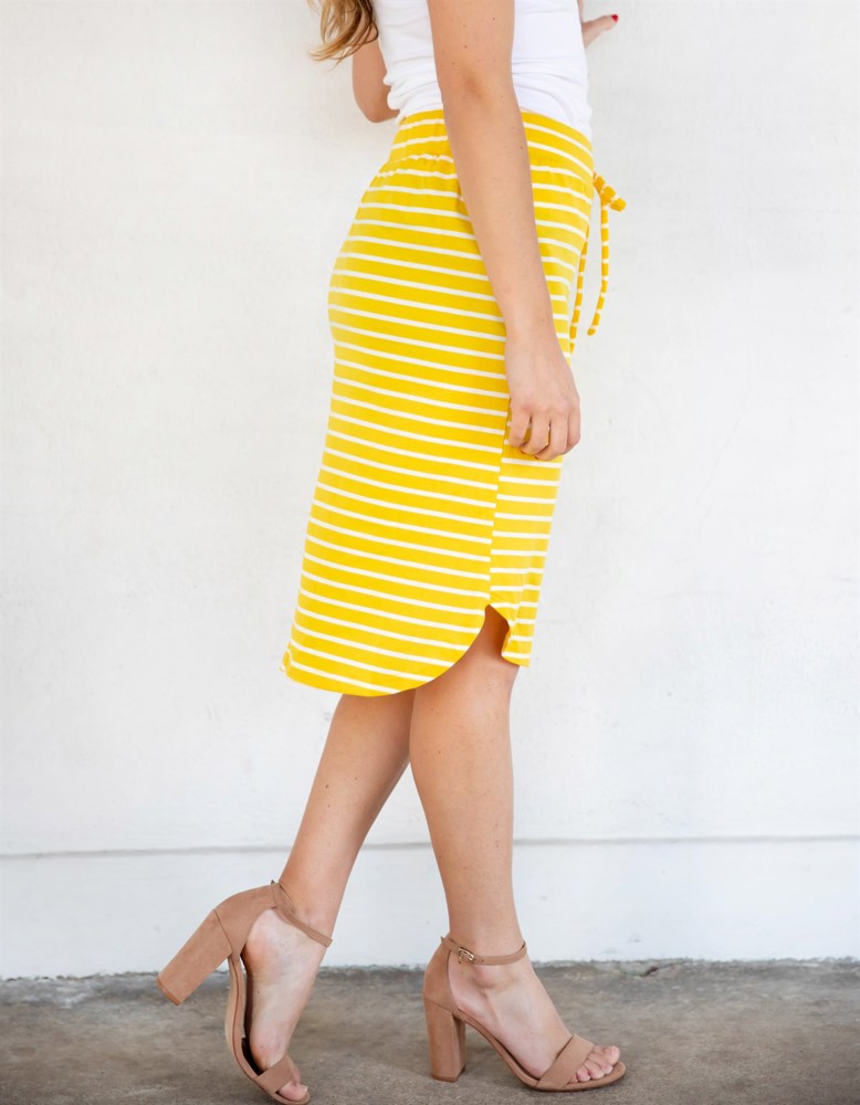 Stripe Sofie Weekend Skirt