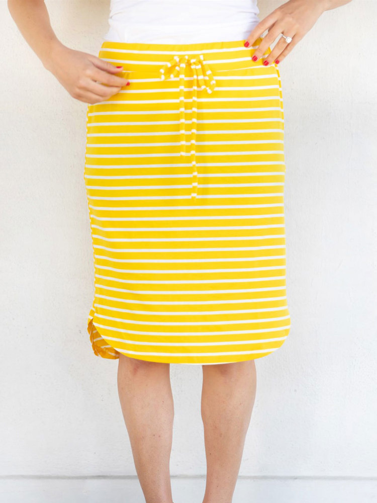 Stripe Sofie Weekend Skirt