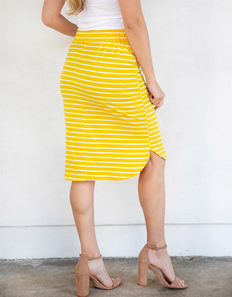 Stripe Sofie Weekend Skirt