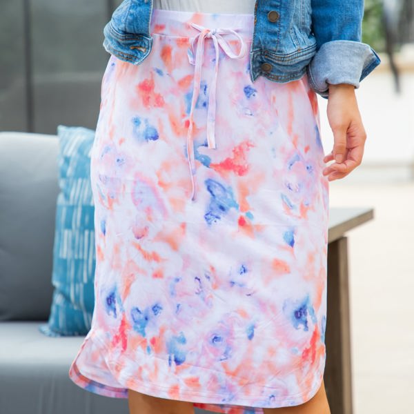 Watercolor Weekend Skirt