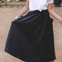 Black XL The Olive Pocket Skirt