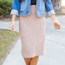  Cable Knit Pencil Skirt