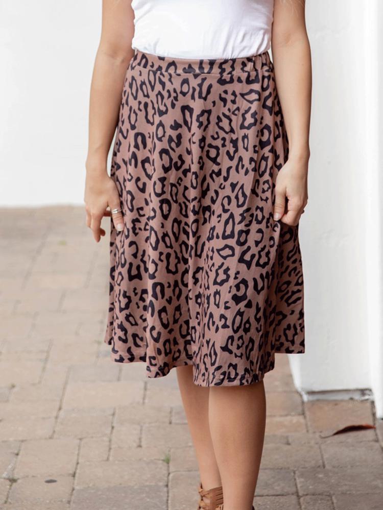 Animal Print Laura Skirt