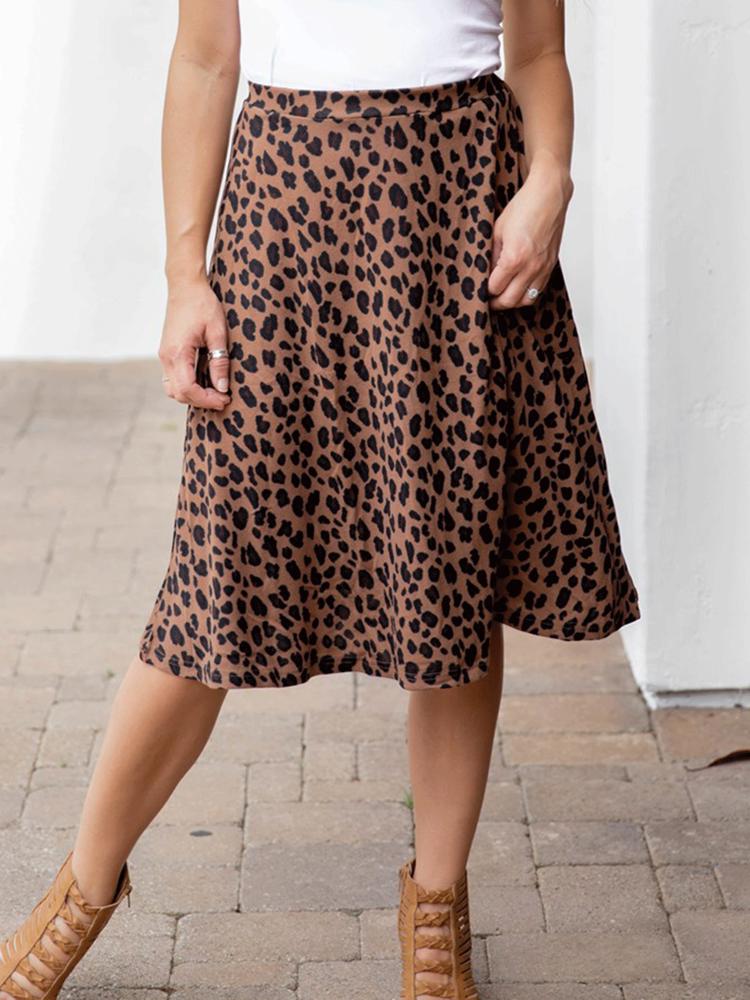 Animal Print Laura Skirt