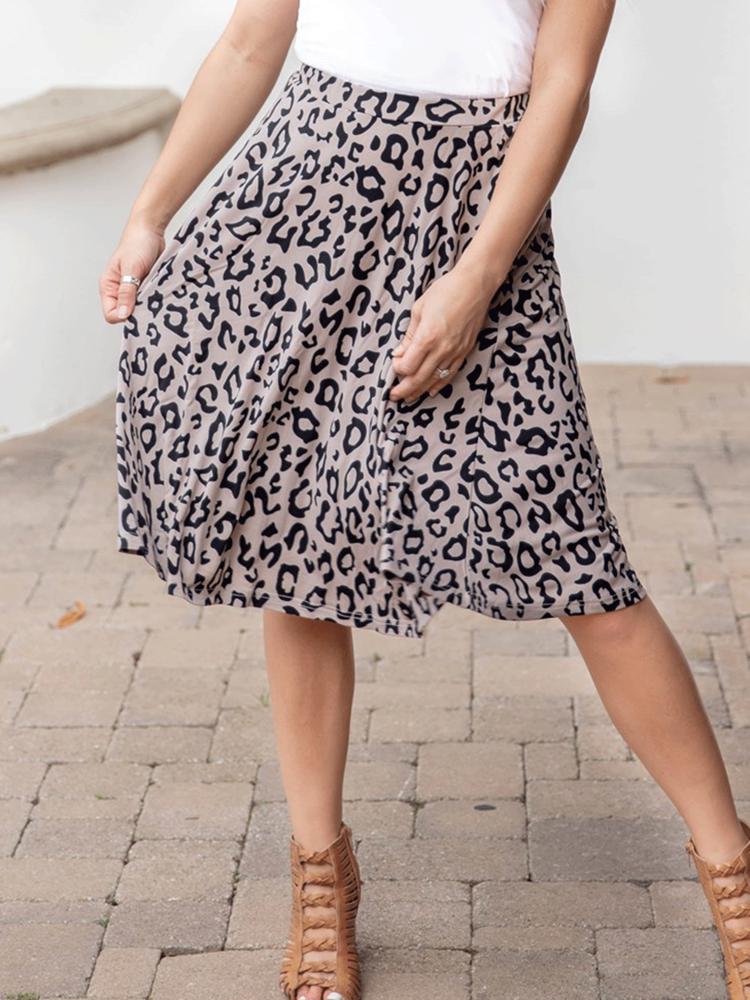 Animal Print Laura Skirt