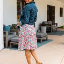 Floral Multicolor Large Patterned Laura Skirt