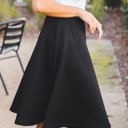 Black Large Quilted Laura Skirt