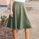 Olive Medium Quilted Laura Skirt