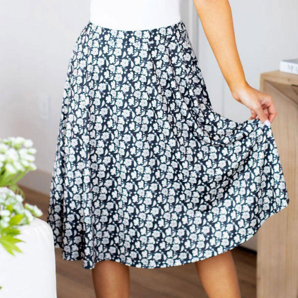 Floral Silhouette Laura Skirt