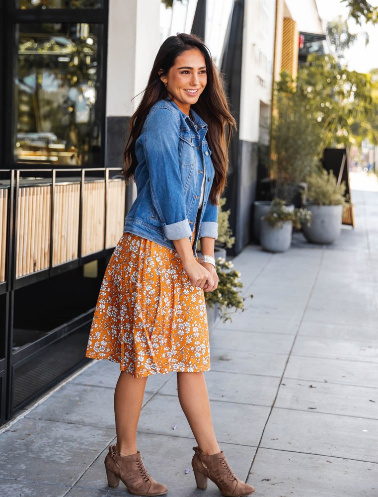 Floral Print Laura Skirt