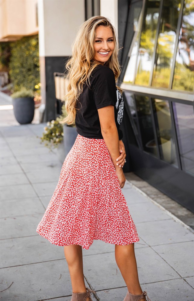 Floral Print Laura Skirt