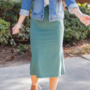 Jade Green Large Midi Length Sonny Pencil Skirt