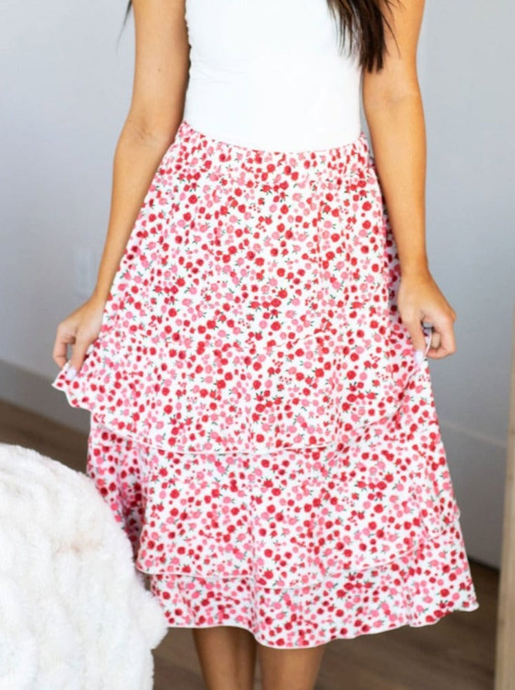 Taite Ruffle Tiered Skirt