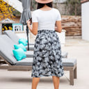 Gray Camo Large Huntley Pocket Skirt