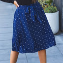  Tie Belt Polka Dot Eden Skirt