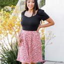  Knee Length Front Pocket Sawyer Skirt