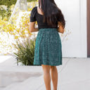 Green Large Knee Length Front Pocket Sawyer Skirt