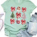  Christmas & Bows Coquette Graphic Tee