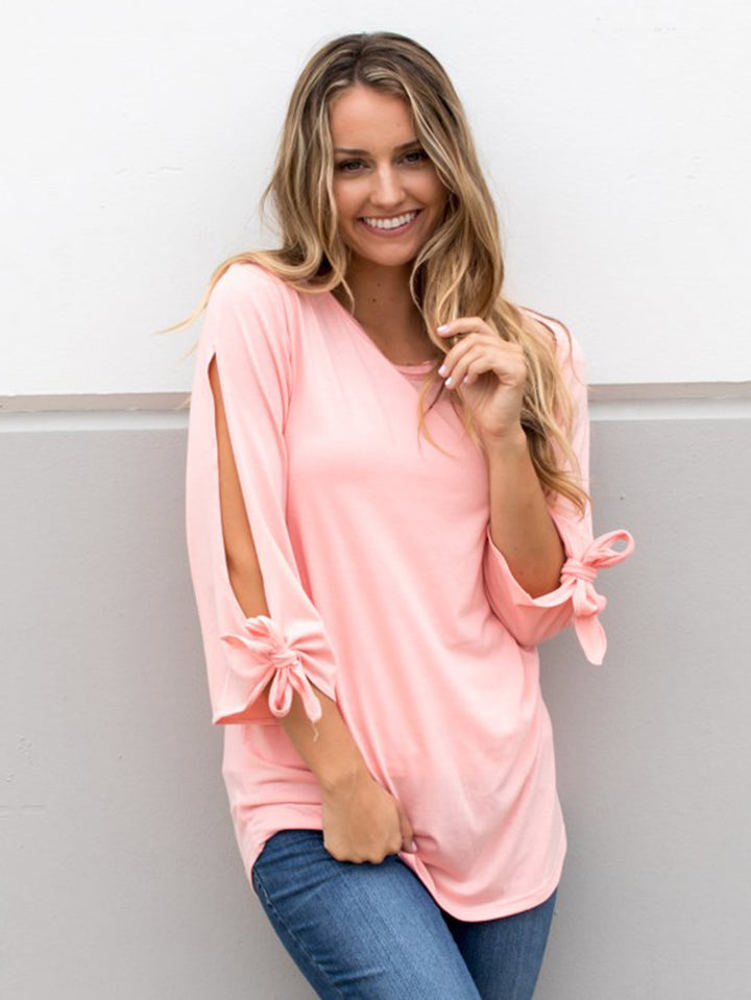 3/4 Tie Sleeve Tunic