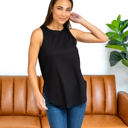 Small Black Waffle Knit Tank