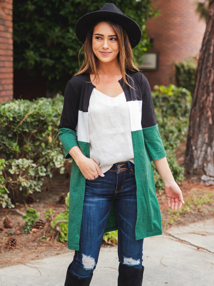 Finn Colorblock Cardigan