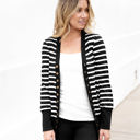 Large Black Harvey Cardigan