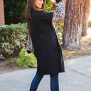 Large Black Finch Cardigan