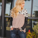 Small Brown Leopard Pattern Detail Avalee Top