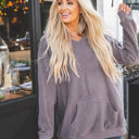 Medium Taupe Soft Oversized Megan Pullover