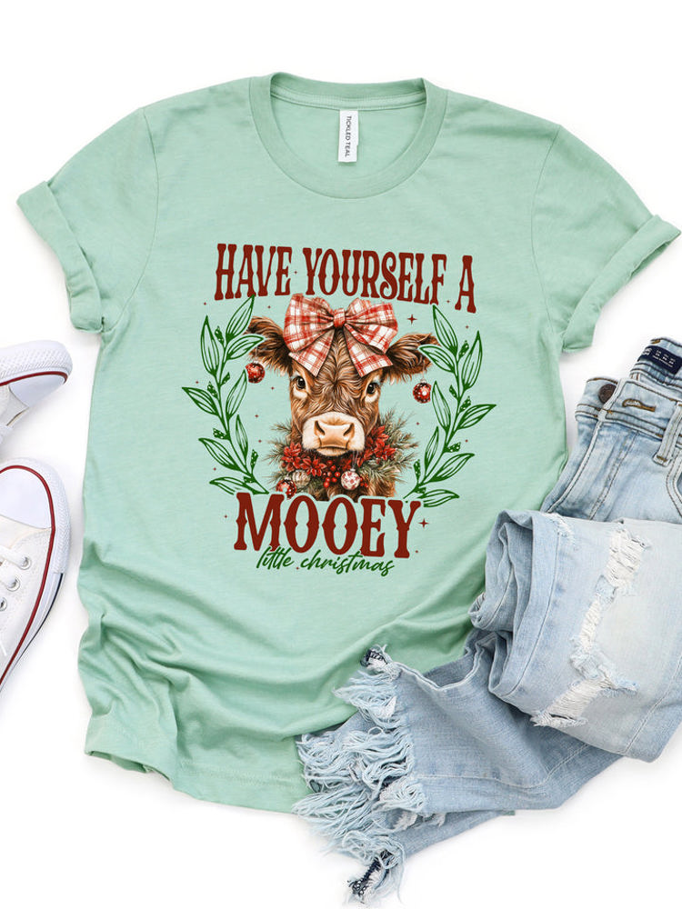 Mooey Little Christmas Graphic Tee