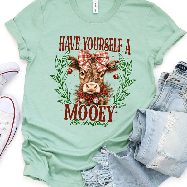 Mooey Little Christmas Graphic Tee