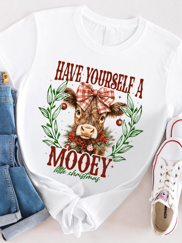 Mooey Little Christmas Graphic Tee