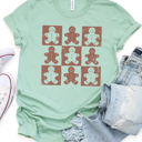  Checker Gingerbread Man Graphic Tee