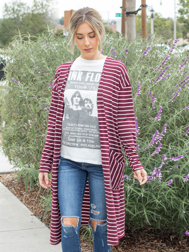 The Striped Leah Cardigan