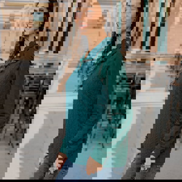 Quarter Zip Pattern Quilted Pullover | Jane.com