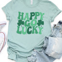  Happy Go Lucky Graphic Tee