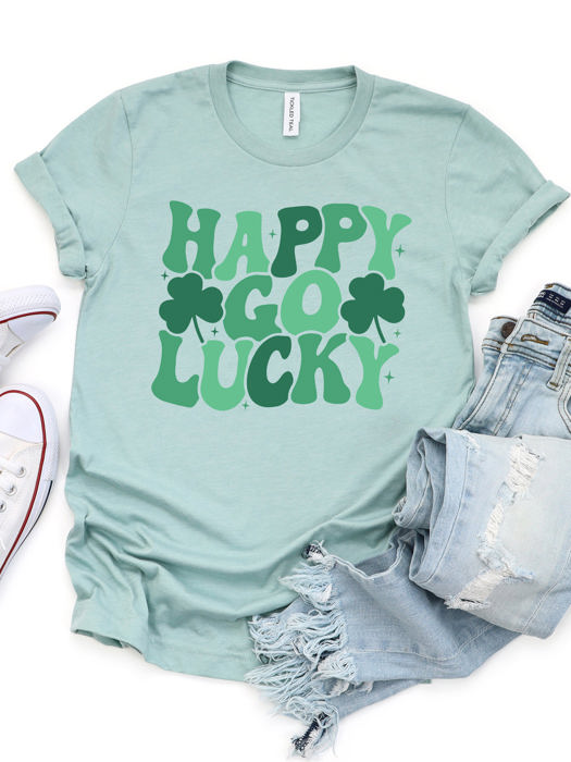 Happy Go Lucky Graphic Tee